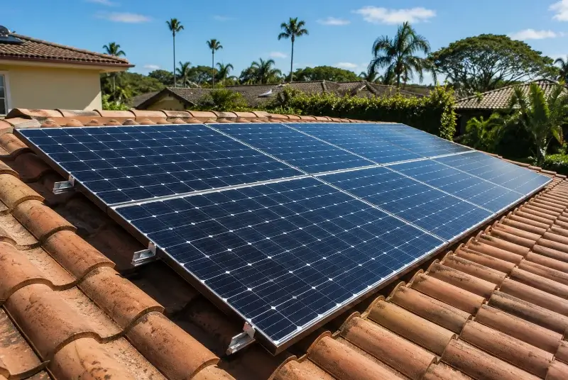 Installation de panneaux solaires à Urcuit
